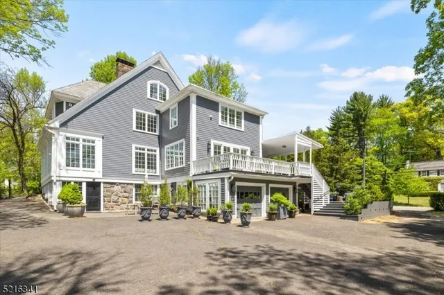 a front view of a building with street view