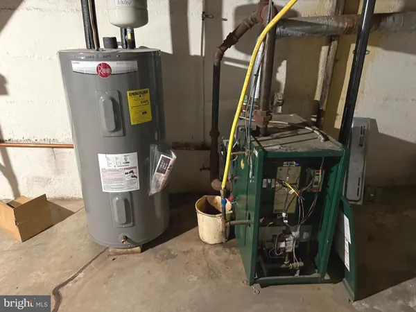a view of water heater room
