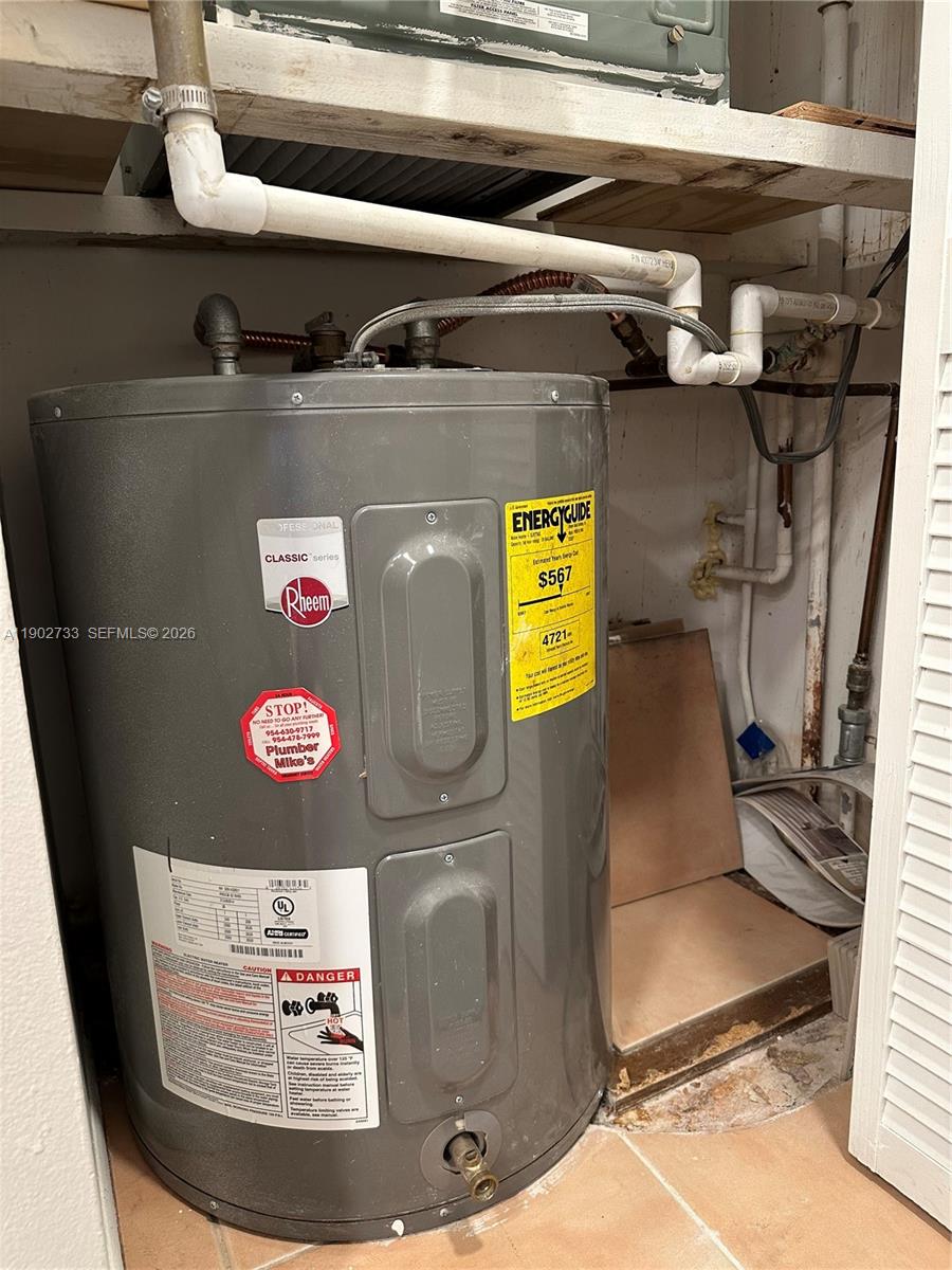 3650 Inverrary Drive, Unit 3YG Lauderhill, FL 33319 - Photo 26 of 30 a view of water heater room