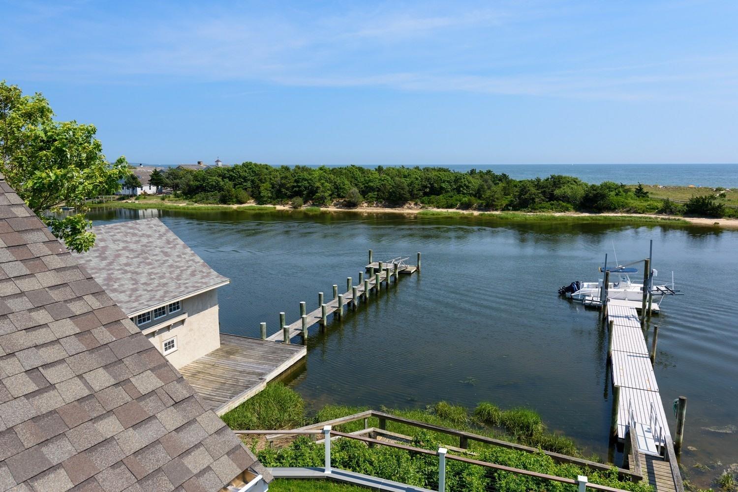 773 South Main Street Centerville, MA 02632 - Photo 27 of 33 an aerial view of a house with a lake view