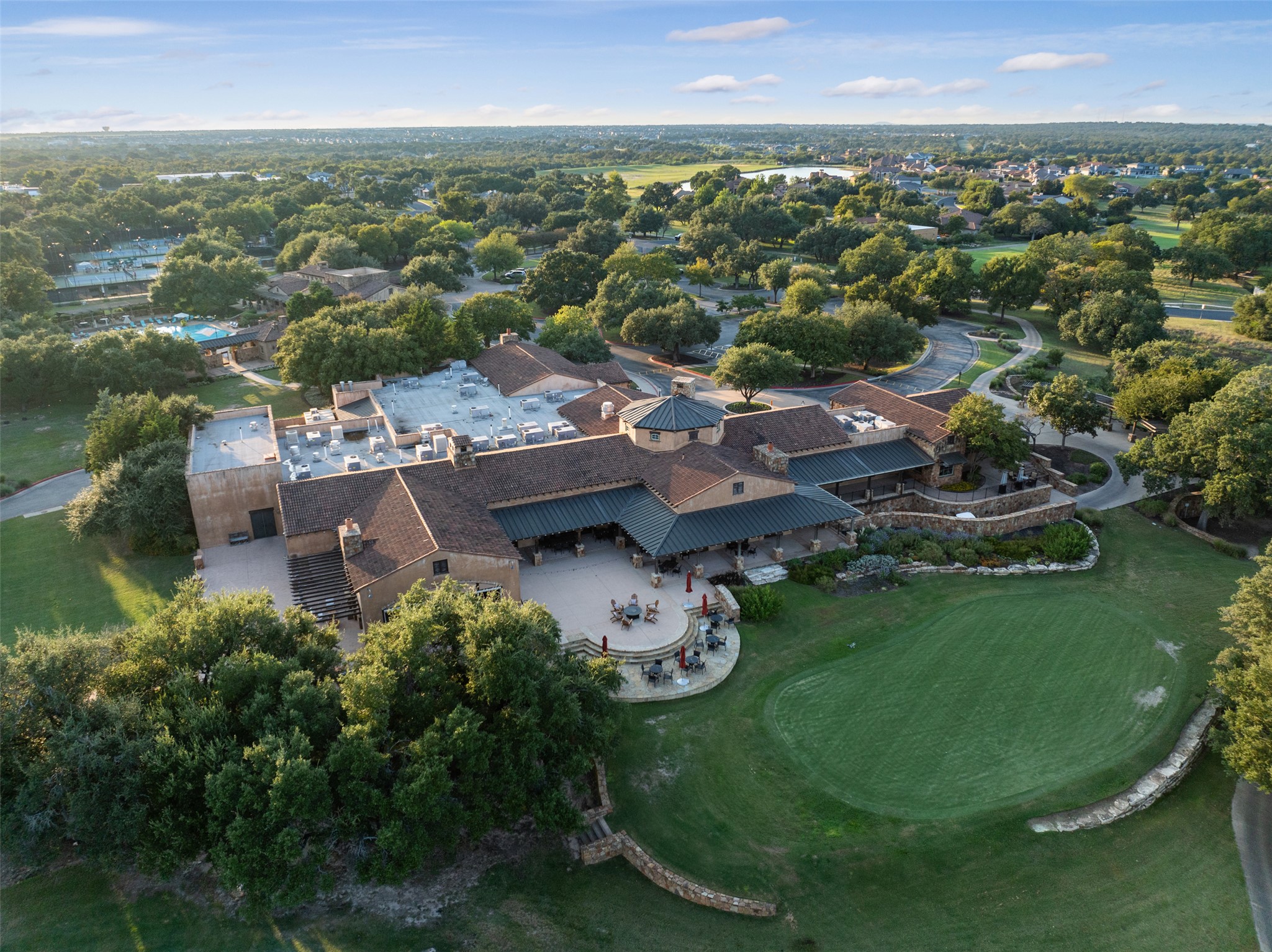 109 Limestone Drive Georgetown, TX 78628 - Photo 40 of 40 an aerial view of a house with a garden