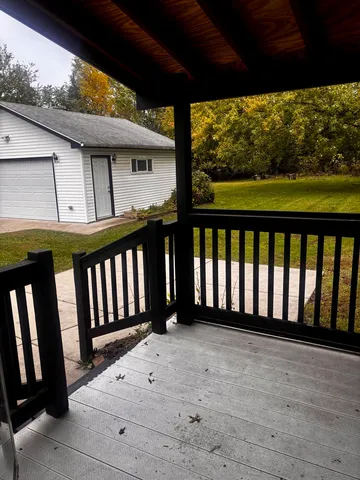a view of an ocean and beach