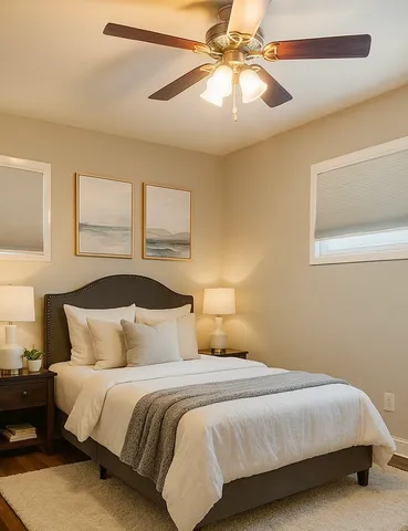 a view of a workspace with furniture