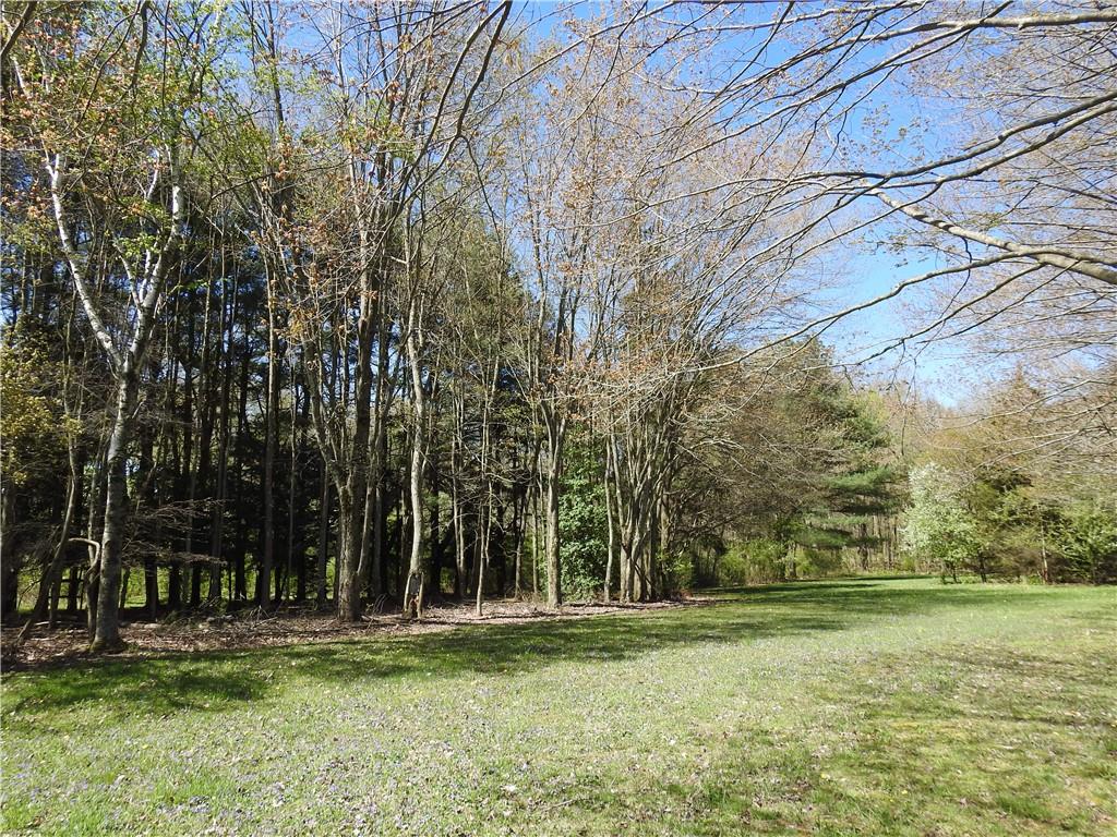 7111 Country Club Road Butler, PA 16001 - Photo 23 of 25 a backyard of a house with lots of green space and fountain