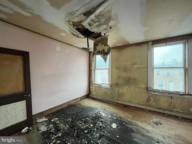 a view of a room with window