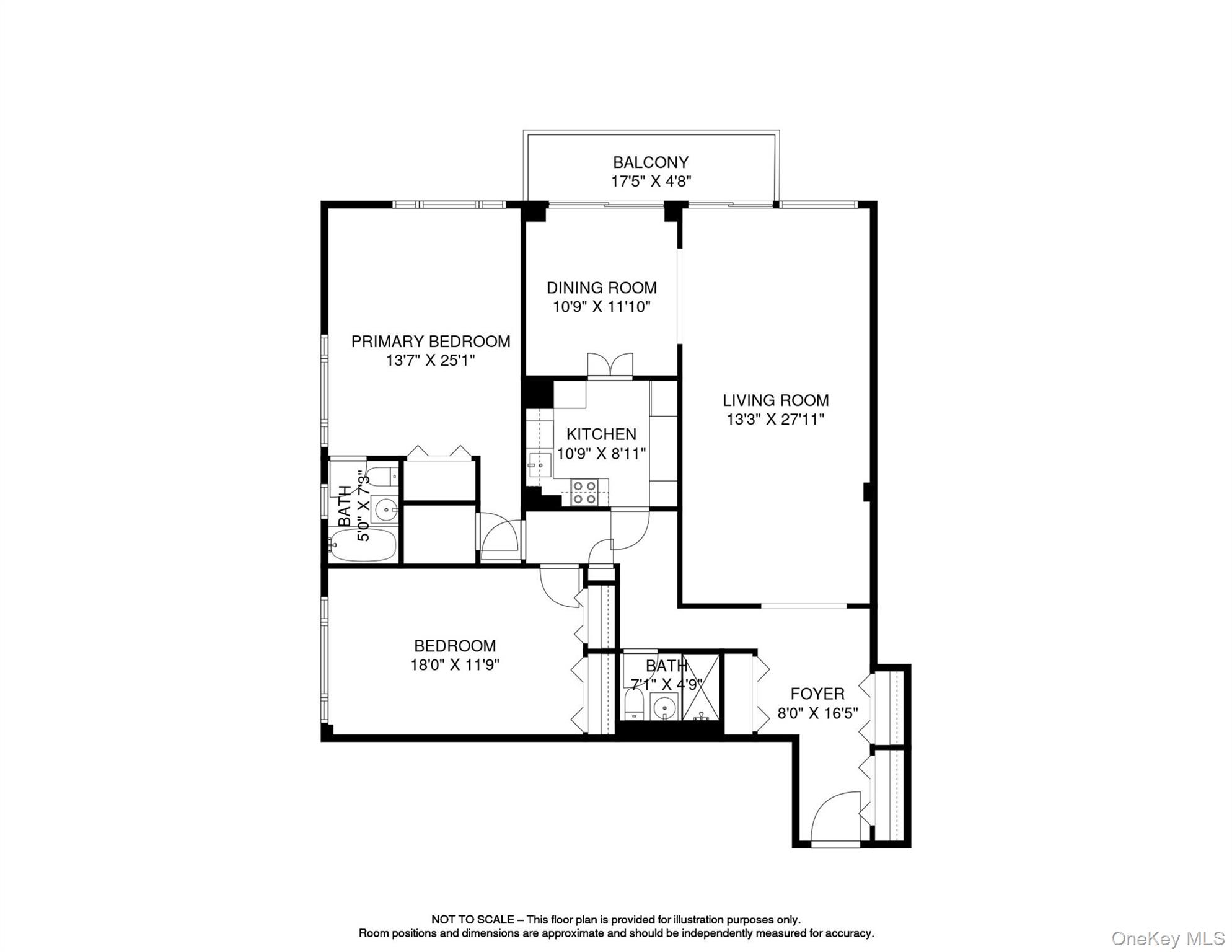 20 Old Mamaroneck Road, Unit 5Q White Plains, NY 10605 - Photo 18 of 18 a picture of a floor plan