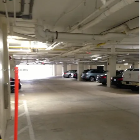 a view of a car parking