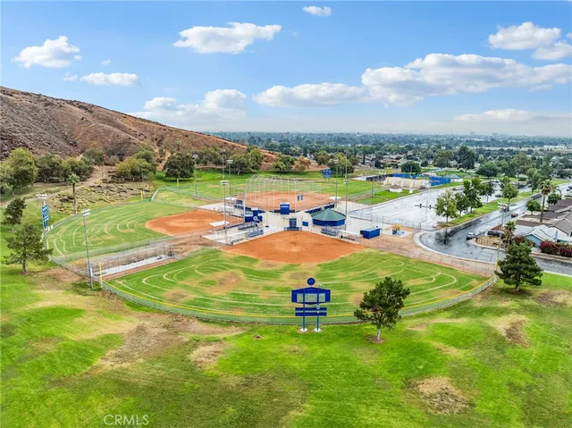 a view of a lake with a big yard