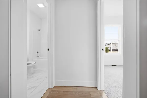 a view of bathroom with shower