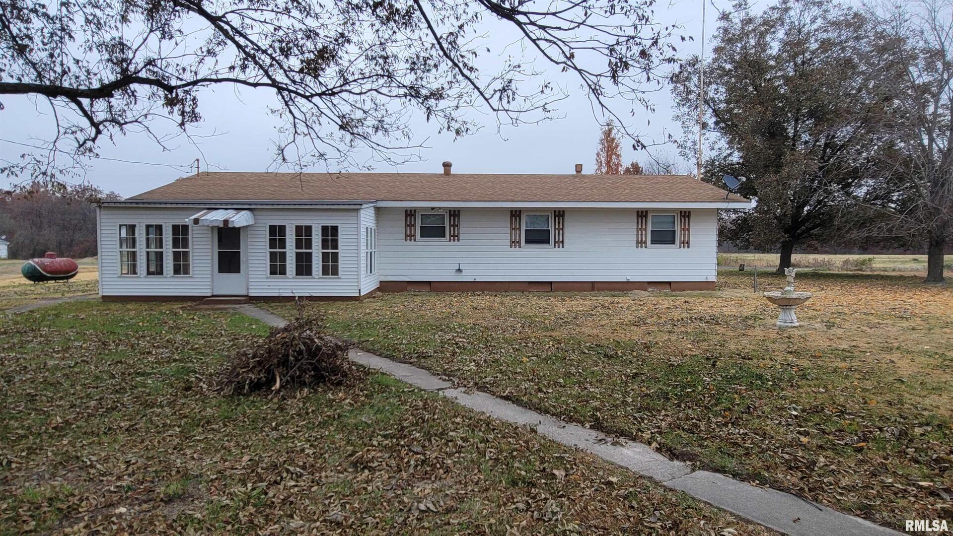 2234 Red Stripe Road Odin, IL 62870 - Photo 22 of 28 front view of a house with a yard