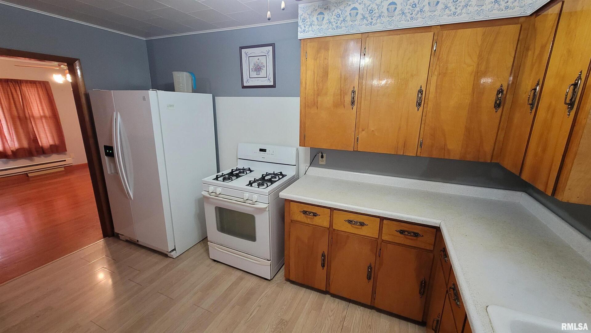 2234 Red Stripe Road Odin, IL 62870 - Photo 6 of 28 a kitchen with a refrigerator sink and cabinets