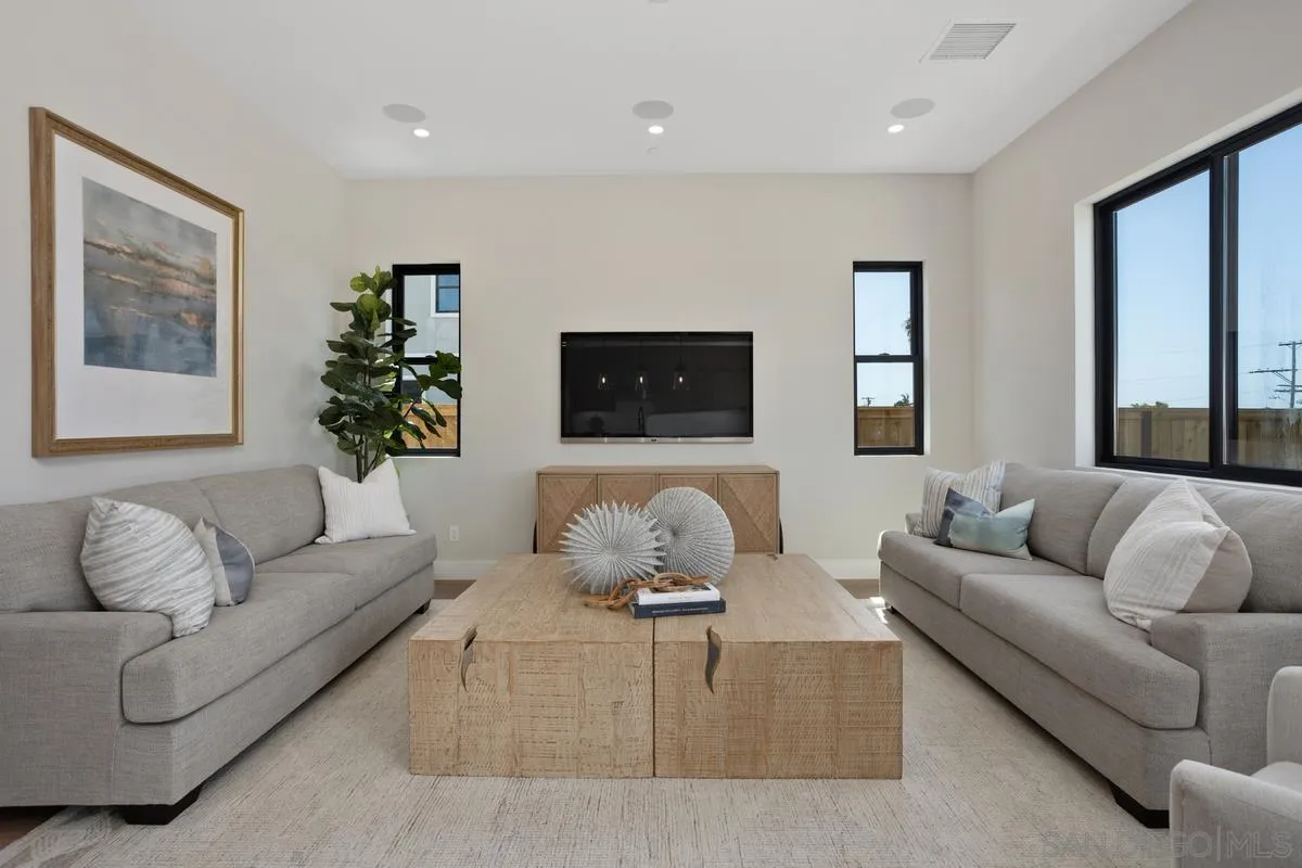 1748 Whaley Street Oceanside, CA 92054 - Photo 14 of 38 a living room with furniture and windows