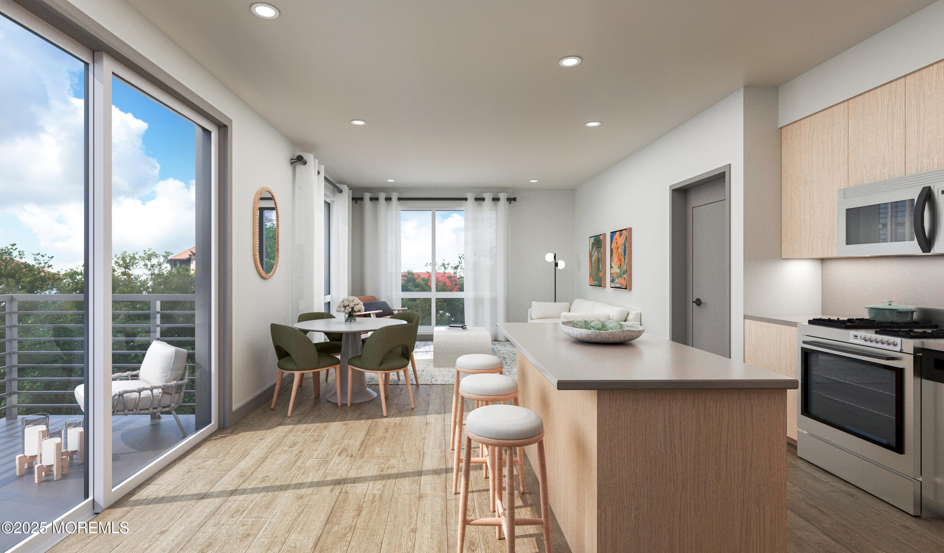 665 2nd Avenue, Unit 303 Long Branch, NJ 07740 - Photo 2 of 10 inkwell kitchen rendering