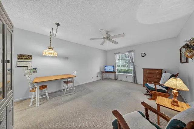 a room with furniture