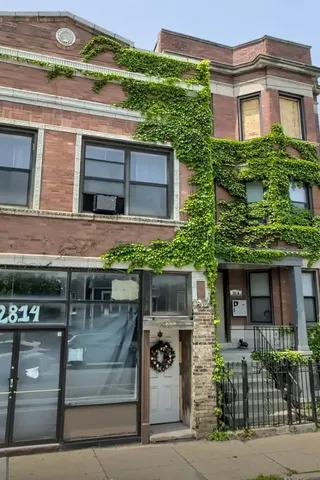 a front view of a house with entryway