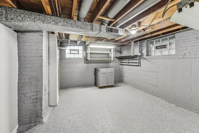 a view of a storage & utility room