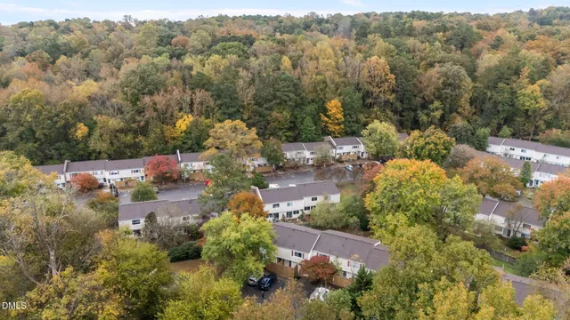 an aerial view of residential house with outdoor space