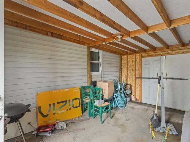 a view of a house with a lake view