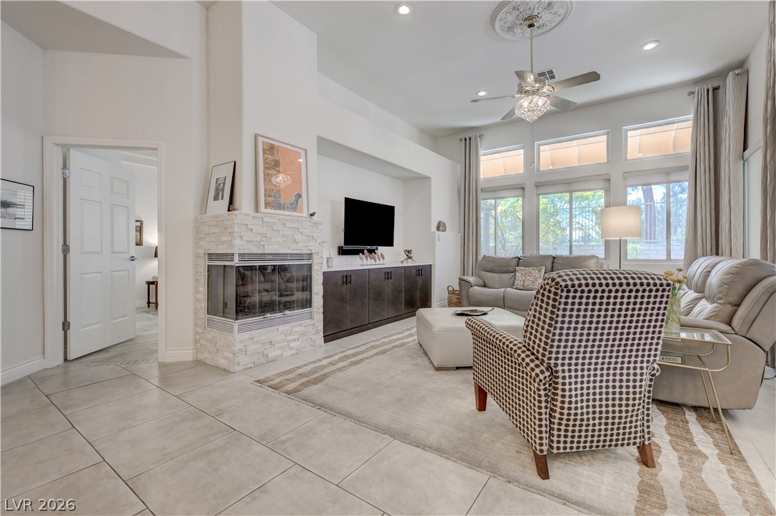 457 Indigo Springs Street Henderson, NV 89014 - Photo 9 of 58 The entry to the primary bedroom is off the living area.