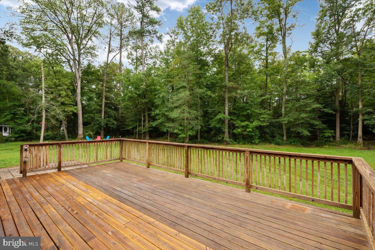 1232 Perrys Corner Road Grasonville, MD 21638 - Photo 33 of 35 Back deck overlooking spacious backyard