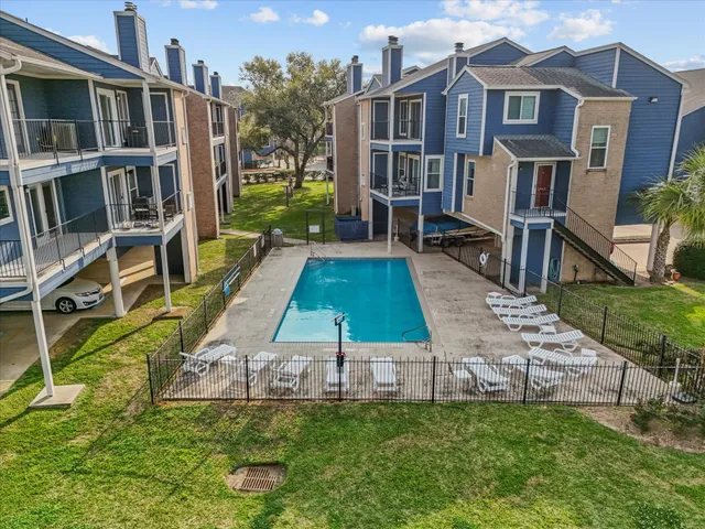 a aerial view of a house