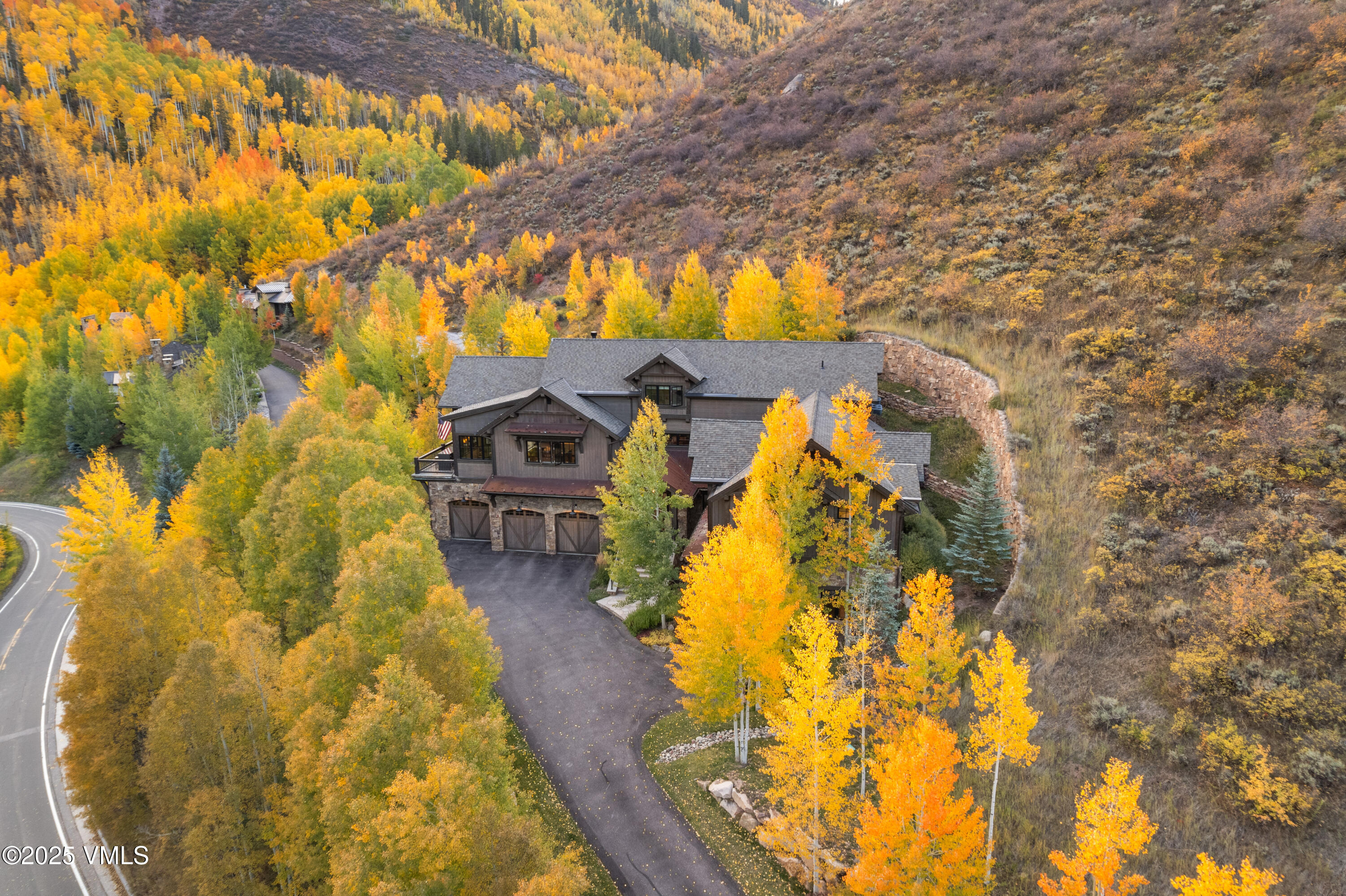 1677 Buffehr Creek Road Vail, CO 81657 - Photo 64 of 65 Drone Exterior