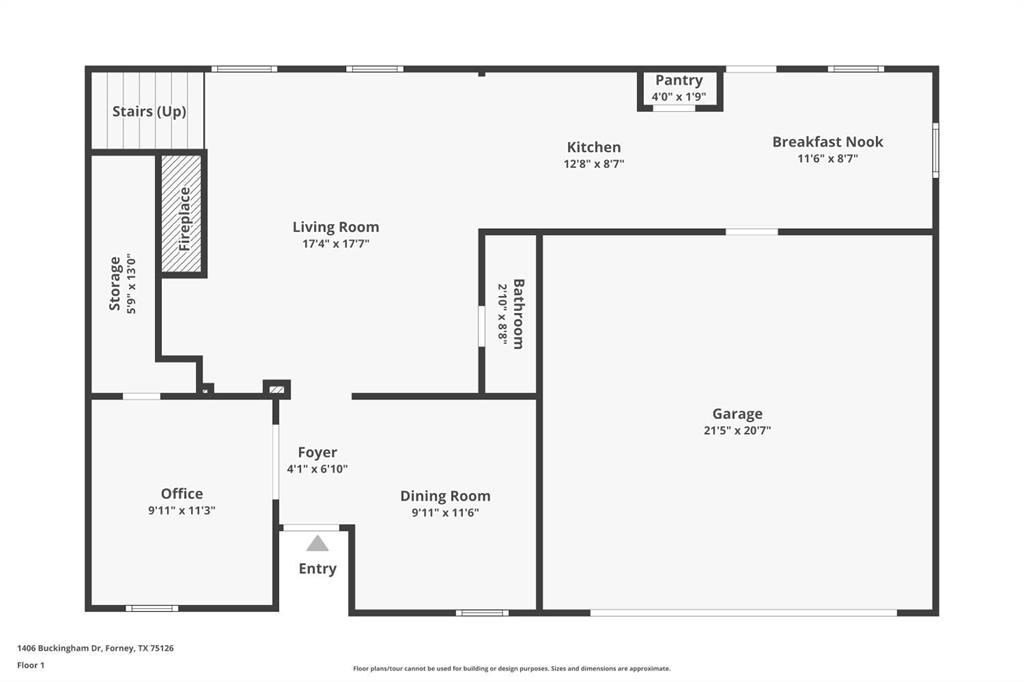 1406 Buckingham Drive Forney, TX 75126 - Photo 26 of 30 a picture of a refrigerator