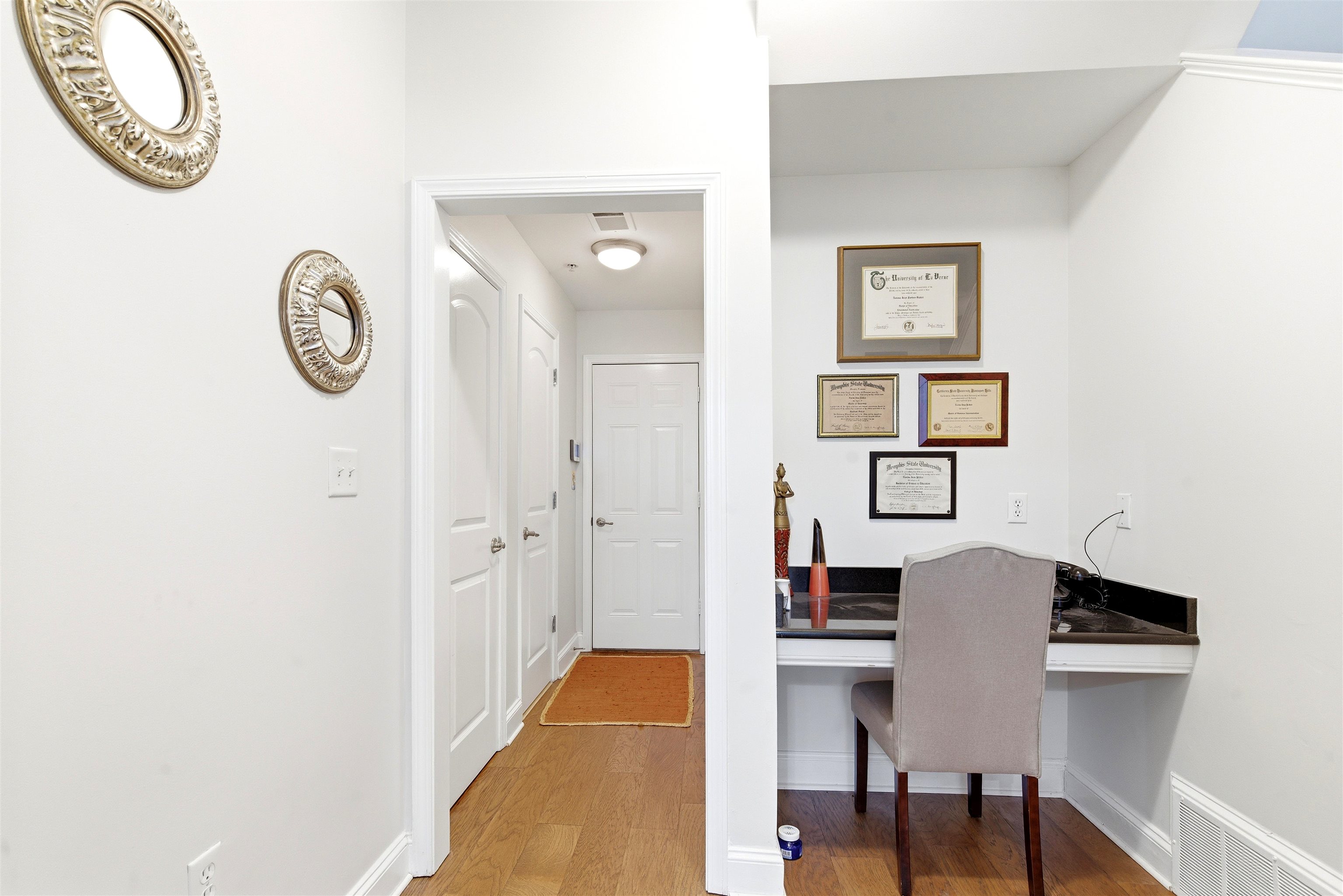 75 Shoemaker Court, Unit 105 Memphis, TN 38103 - Photo 5 of 36 a view of entryway with workspace and bathroom