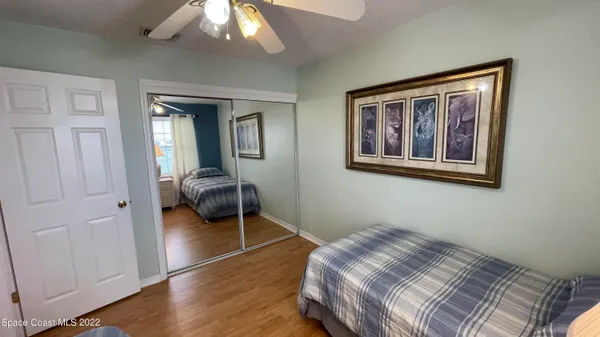 a view of an front door