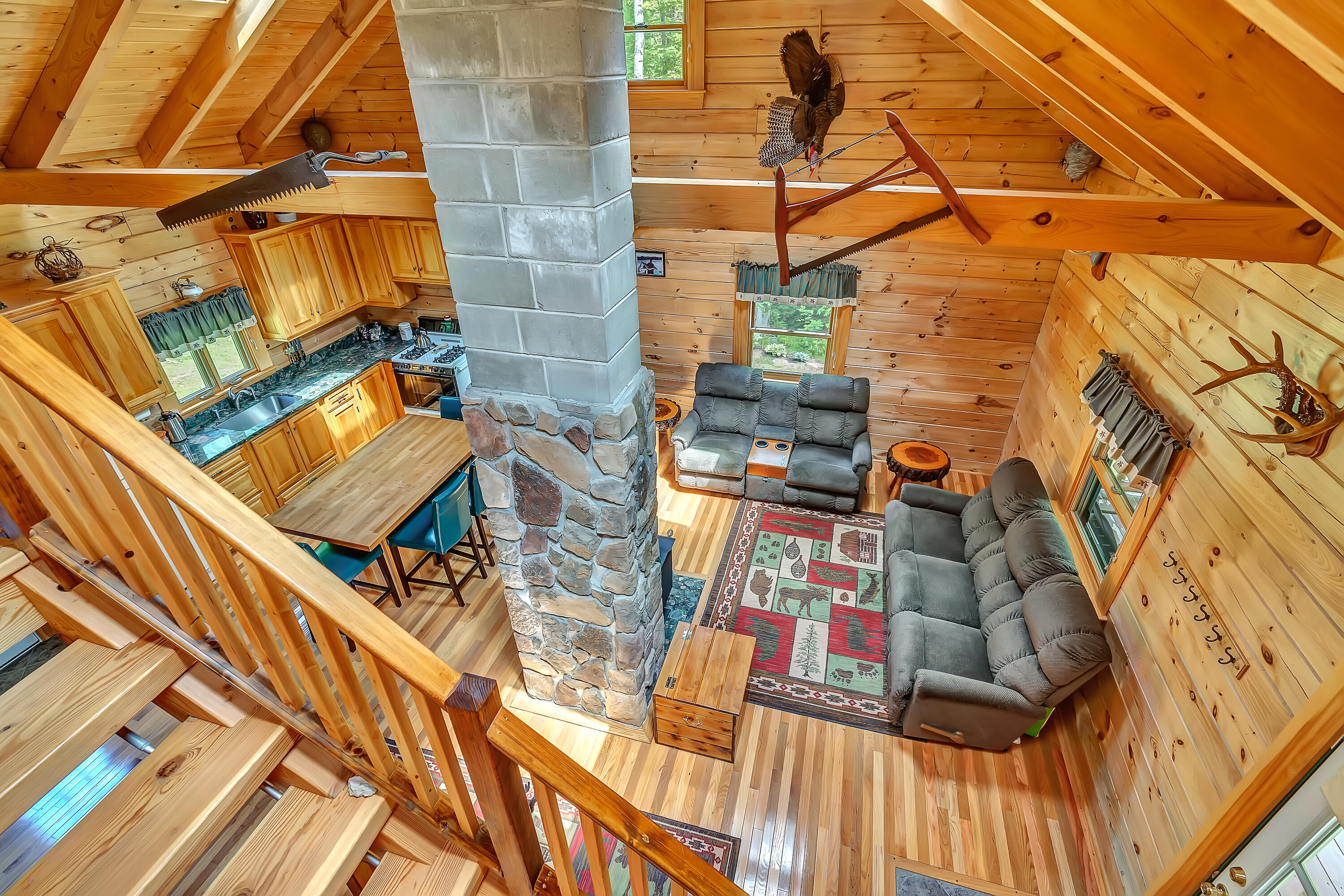 258 Getchell Mountain Road Lakeville, ME 04487 - Photo 38 of 49 View from Loft