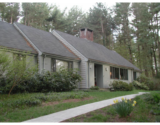 59 Draper Road Wayland, MA 01778 - Photo 1 of 1 a aerial view of a house next to a big yard and large trees