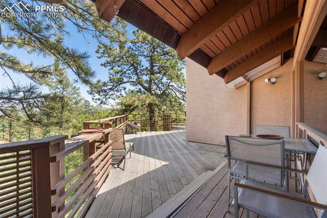 a view of outdoor space with seating space