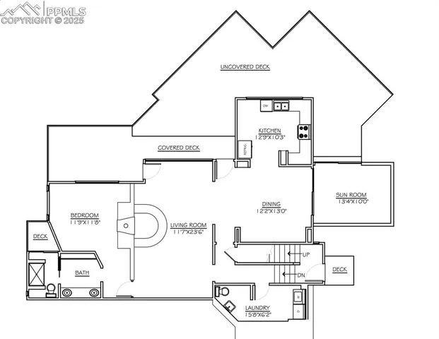 a picture of a bench in a building