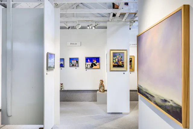 a view of living room and kitchen