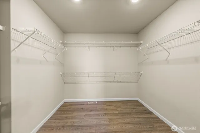 a view of a room with empty racks
