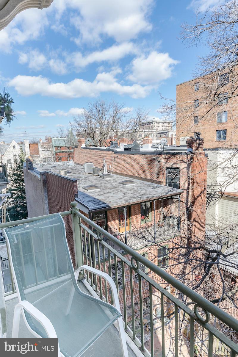 1734 P Street Northwest, Unit 46 Washington, DC 20036 - Photo 16 of 16 a view of balcony with furniture