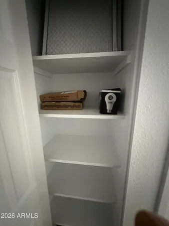 a close view of washer and dryer