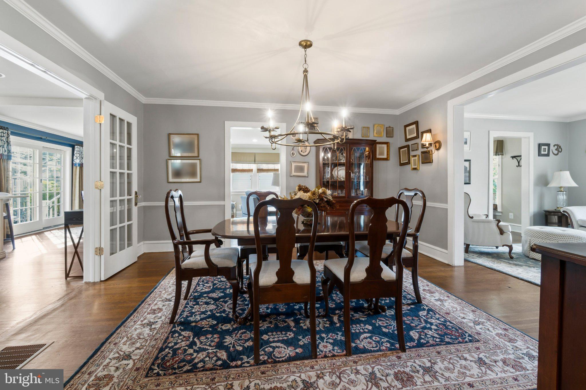 272 Jefferson Avenue Haddonfield, NJ 08033 - Photo 20 of 43 a view of a dining room with furniture window and wooden floor