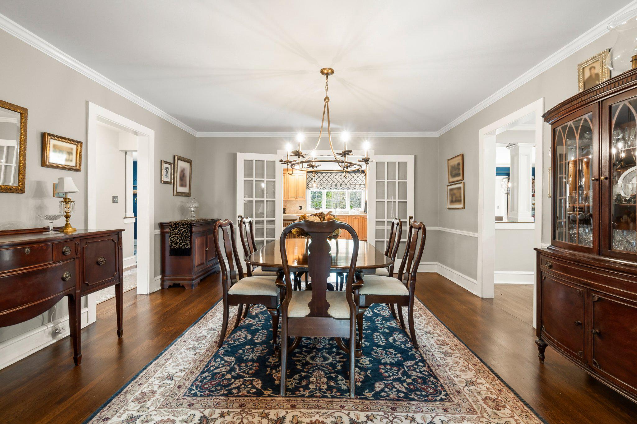 272 Jefferson Avenue Haddonfield, NJ 08033 - Photo 8 of 43 a view of a dining room with furniture window and wooden floor