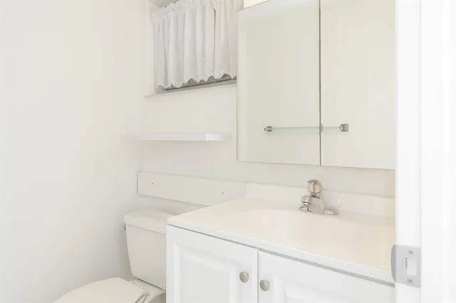 a bathroom with a sink and a toilet