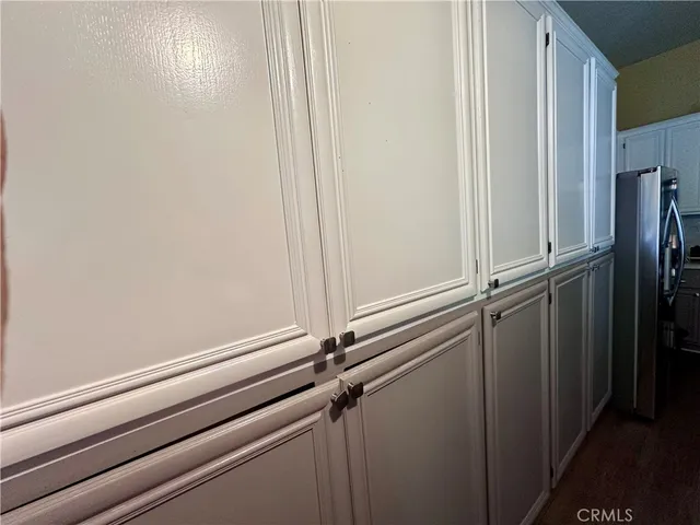 a close view of closet