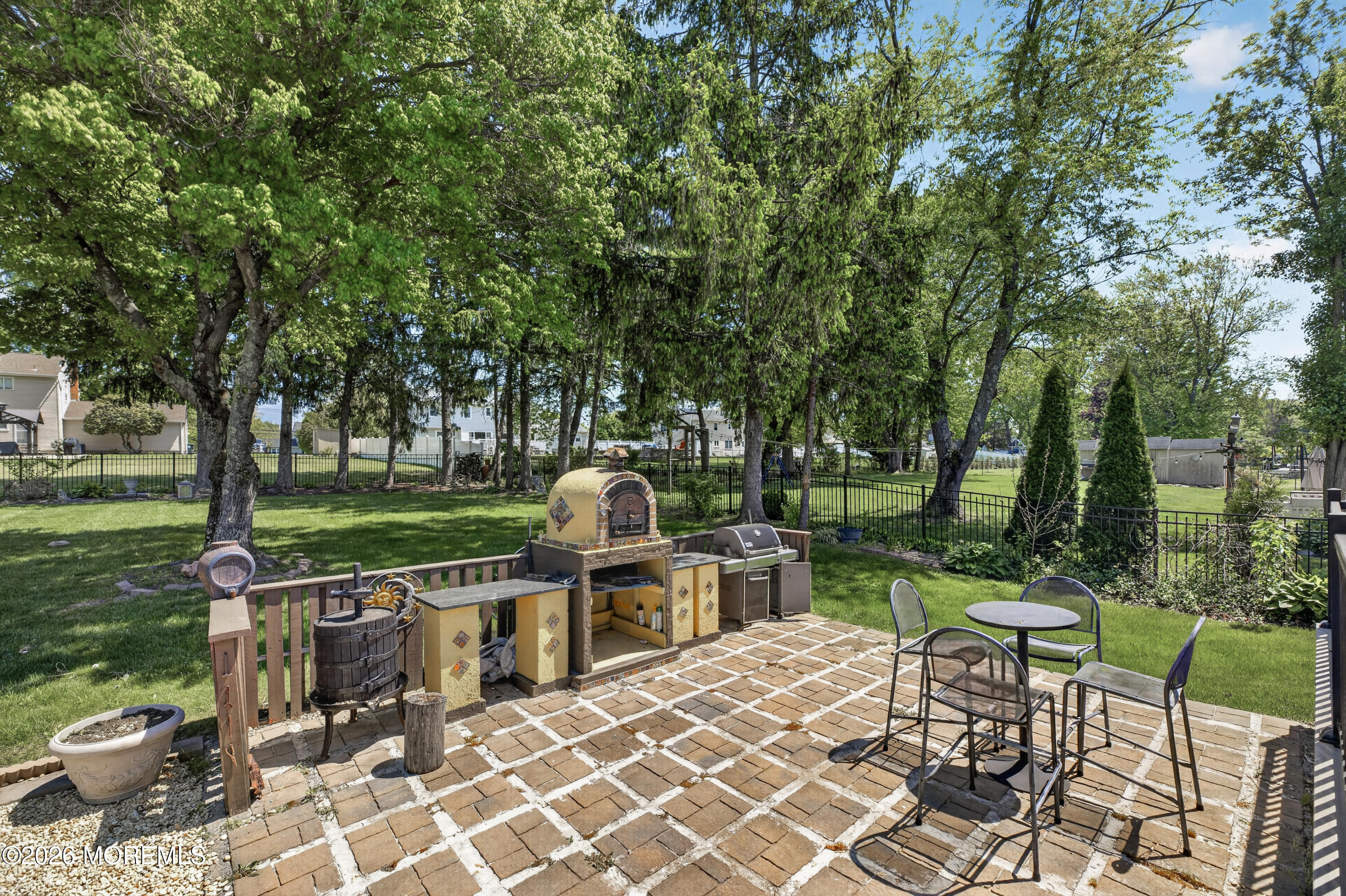 76 Coldspring Road Freehold, NJ 07728 - Photo 37 of 41 76ColdspringRd Pizza Oven Patio