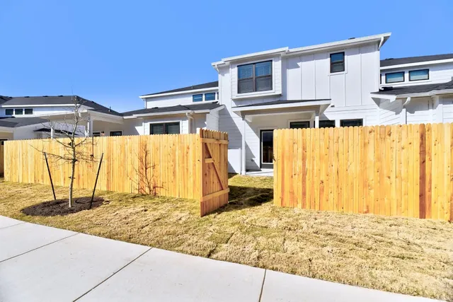 a house view with a outdoor space
