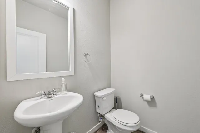 a view of a hallway with closet area