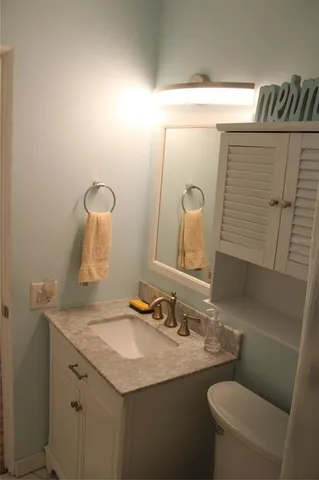 a close view of a sink