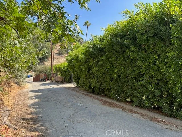 a view of a terrace with a garden
