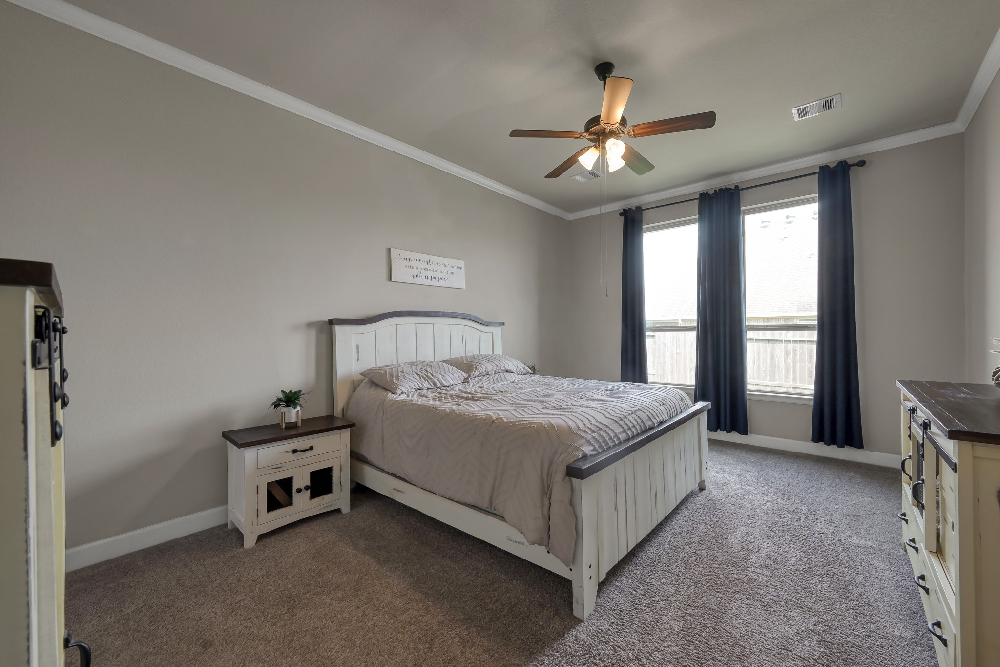 121 Dudley Road Montgomery, TX 77356 - Photo 14 of 36 Primary bedroom is oversized even with a king bed!