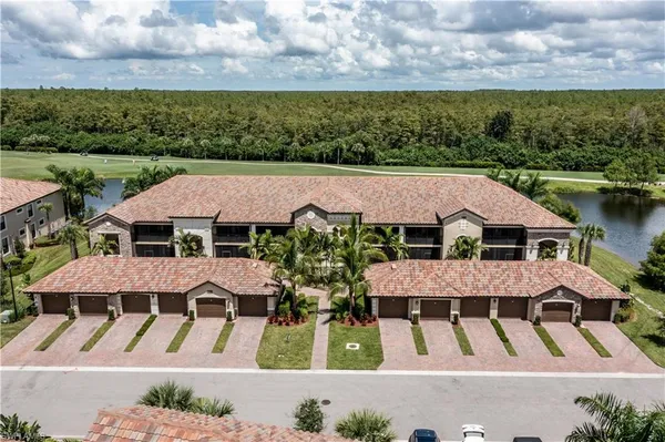 an aerial view of multiple houses