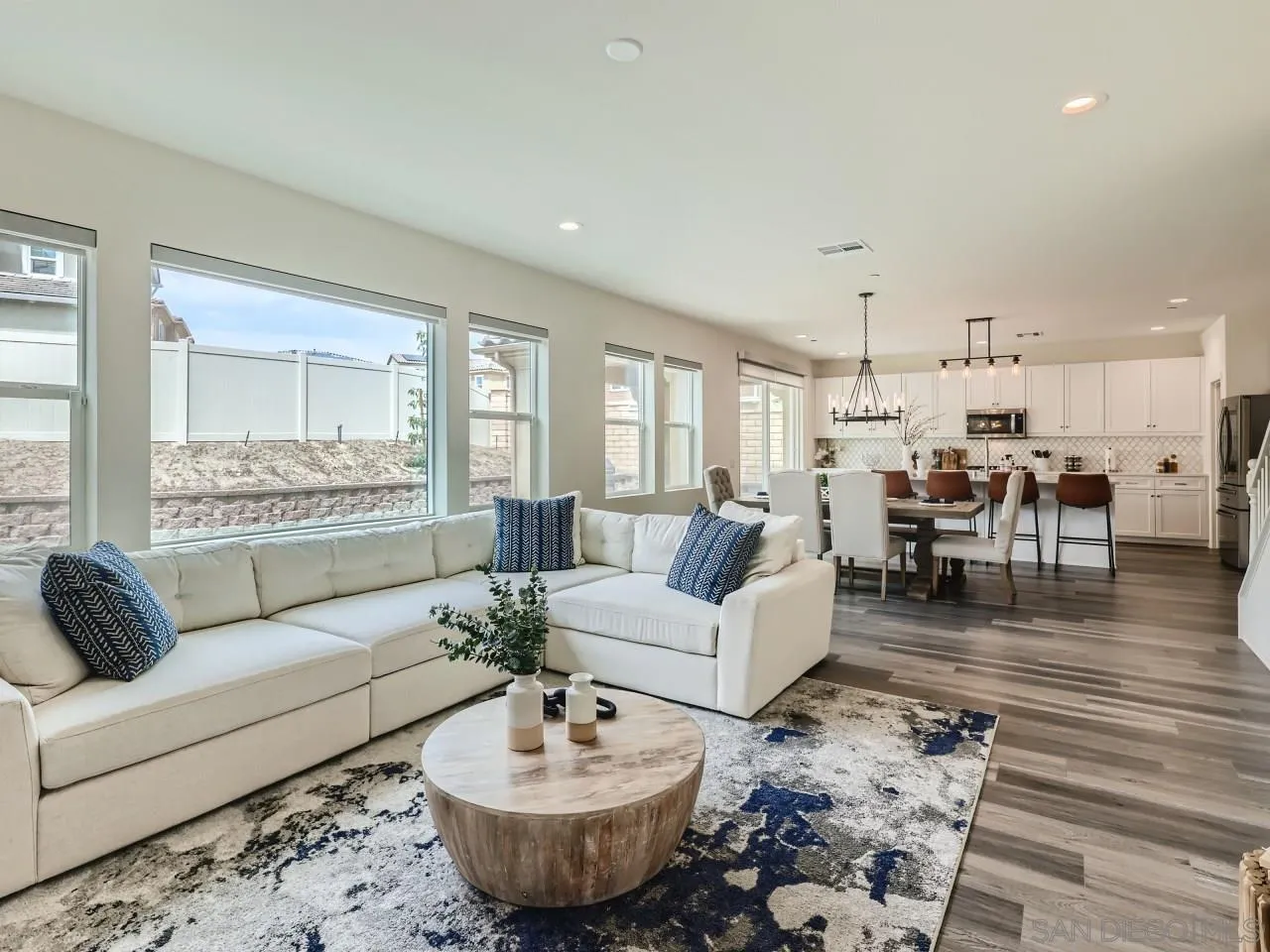 1263 Spivey Road Chula Vista, CA 91913 - Photo 7 of 26 a living room with furniture and view of kitchen