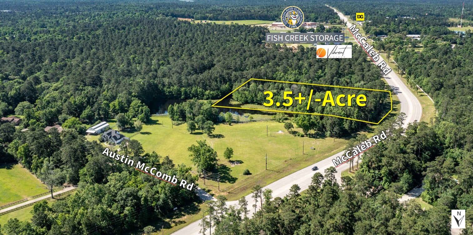 1331 A McCaleb Road Montgomery, TX 77316 - Photo 2 of 13 3.5+/-Ac Aerial view S